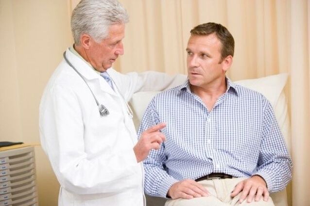 Before starting treatment for prostatitis, a medical examination is required. 